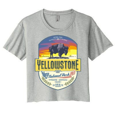 Yellowstone National Park Women's Crop Top Tee