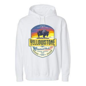 Yellowstone National Park Garment-Dyed Fleece Hoodie