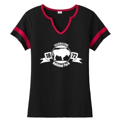 Yellowstone National Park 1872 Ladies Halftime Notch Neck Tee