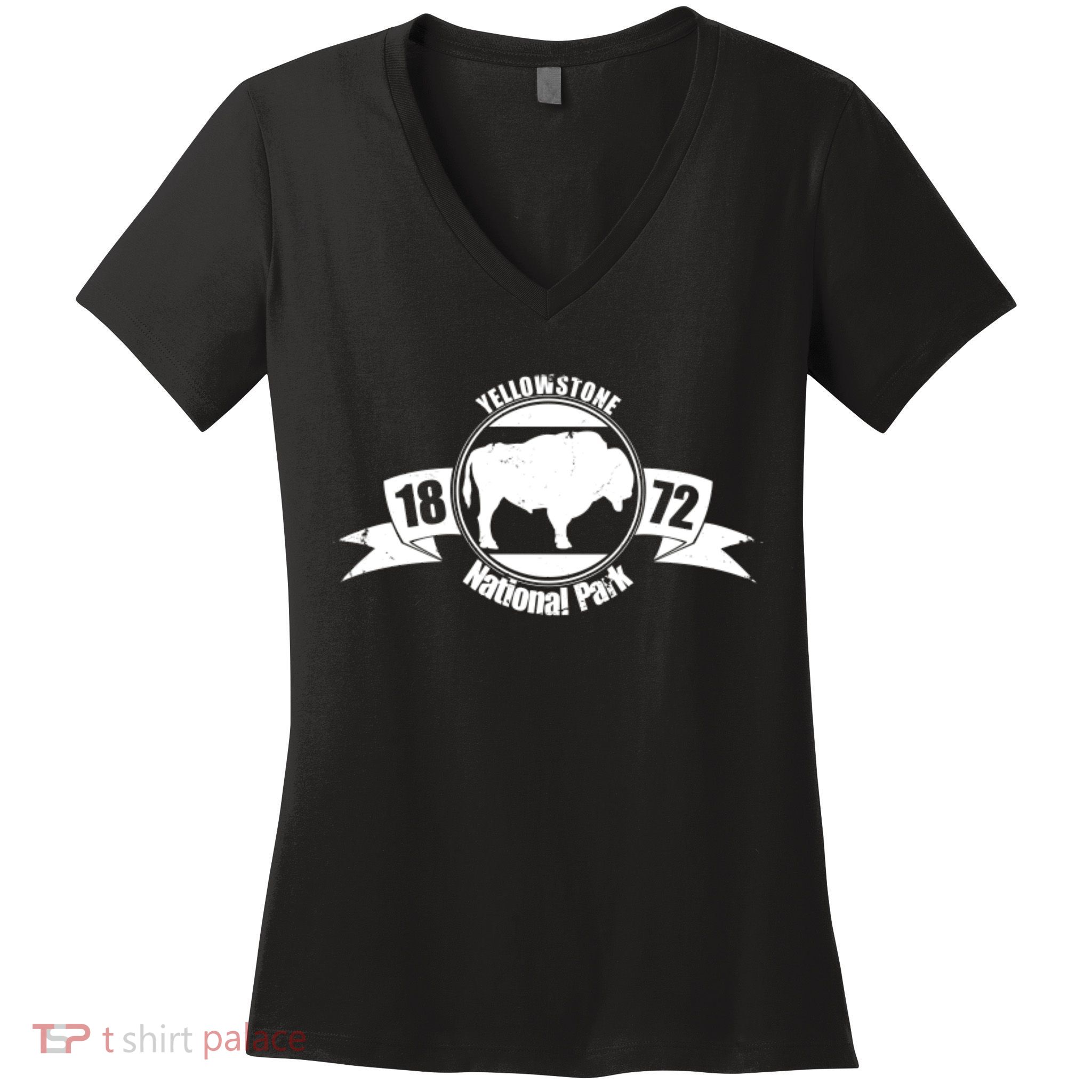 Yellowstone National Park 1872 Women's V-Neck T-Shirt