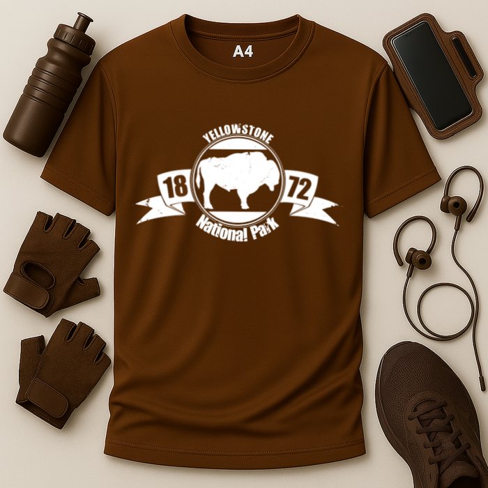 Yellowstone National Park 1872 Cooling Performance Crew T-Shirt