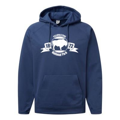 Yellowstone National Park 1872 Performance Fleece Hoodie