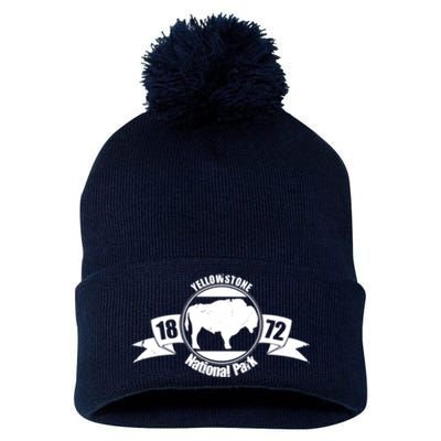 Yellowstone National Park 1872 Pom Pom 12in Knit Beanie