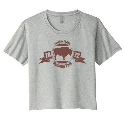 Yellowstone National Park 1872 Women's Crop Top Tee