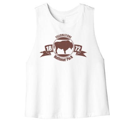 Yellowstone National Park 1872 Women's Racerback Cropped Tank