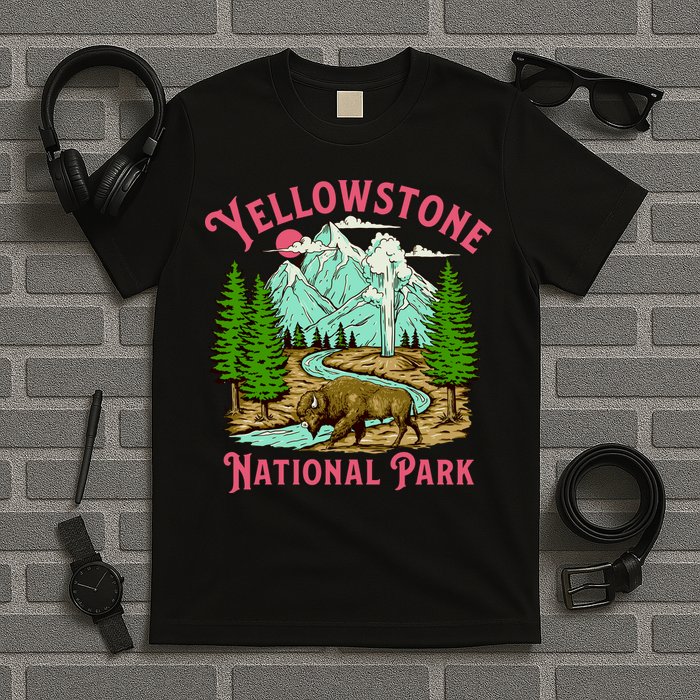 Yellowstone National Park Illustration T-Shirt