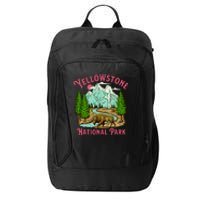 Yellowstone National Park Illustration City Backpack