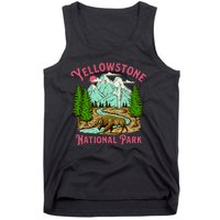 Yellowstone National Park Illustration Tank Top