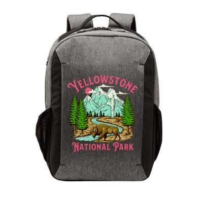 Yellowstone National Park Illustration Vector Backpack