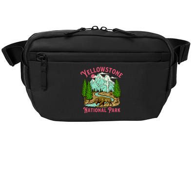 Yellowstone National Park Illustration Crossbody Pack