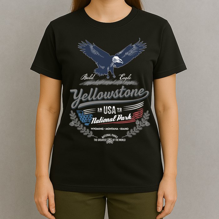 Yellowstone National Park USA 1872 Greatest Park of the World T-Shirt