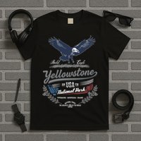 Yellowstone National Park USA 1872 Greatest Park of the World T-Shirt