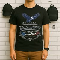 Yellowstone National Park USA 1872 Greatest Park of the World T-Shirt