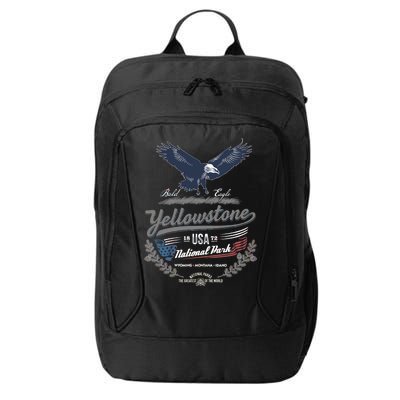 Yellowstone National Park USA 1872 Greatest Park of the World City Backpack