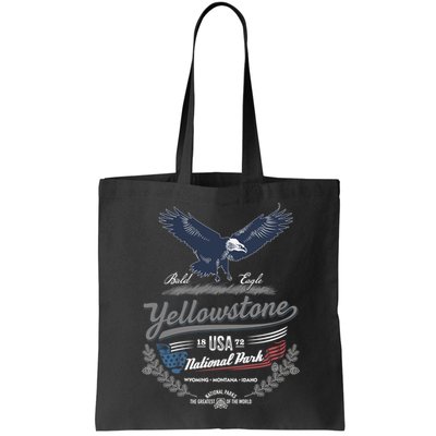 Yellowstone National Park USA 1872 Greatest Park of the World Bag