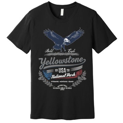 Yellowstone National Park USA 1872 Greatest Park of the World Premium T-Shirt