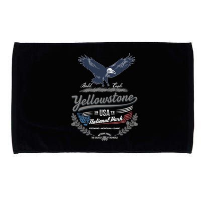 Yellowstone National Park USA 1872 Greatest Park of the World Microfiber Hand Towel