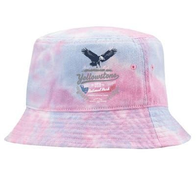 Yellowstone National Park USA 1872 Greatest Park of the World Tie-Dyed Bucket Hat