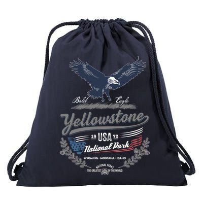 Yellowstone National Park USA 1872 Greatest Park of the World Drawstring Bag