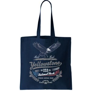 Yellowstone National Park USA 1872 Greatest Park of the World Tote Bag