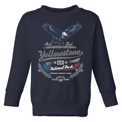 Yellowstone National Park USA 1872 Greatest Park of the World Toddler Sweatshirt