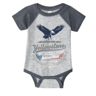 Yellowstone National Park USA 1872 Greatest Park of the World Infant Baby Jersey Bodysuit