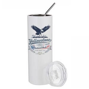 Yellowstone National Park USA 1872 Greatest Park of the World Stainless Steel Tumbler