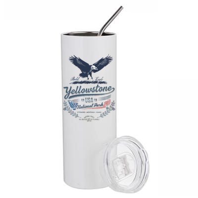 Yellowstone National Park USA 1872 Greatest Park of the World Stainless Steel Tumbler