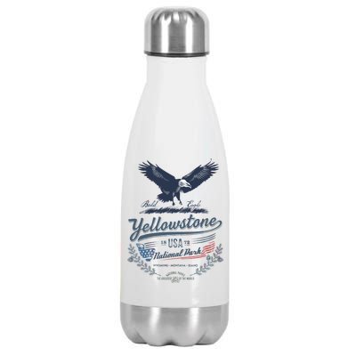 Yellowstone National Park USA 1872 Greatest Park of the World Stainless Steel Insulated Water Bottle