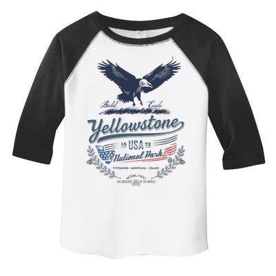 Yellowstone National Park USA 1872 Greatest Park of the World Toddler Fine Jersey T-Shirt