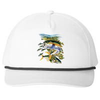 Yellowtail Fish Snapback Five-Panel Rope Hat