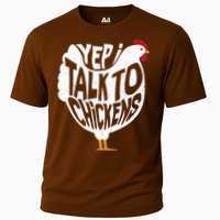 Yep I Talk To Chickens Performance Shirt