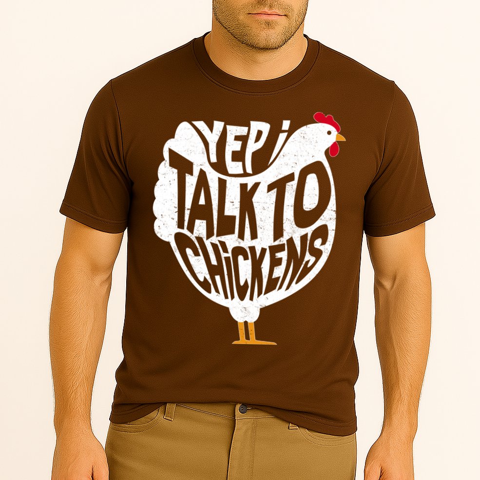 Yep I Talk To Chickens Performance Shirt