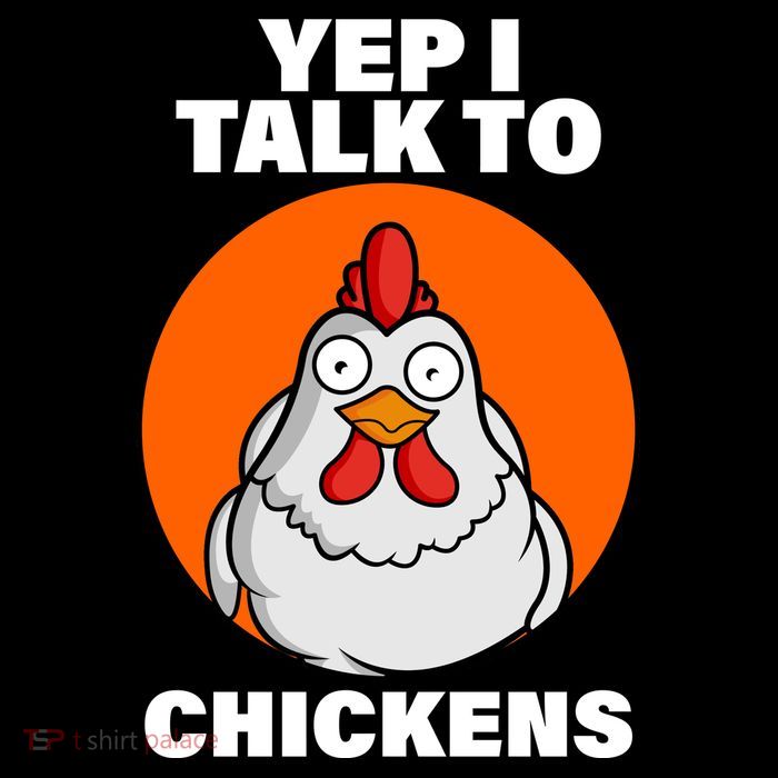 Yep I Talk To Chickens Funny Youth Performance Sprint T-Shirt
