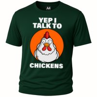Yep I Talk To Chickens Funny Performance Shirt