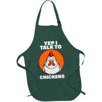 Yep I Talk To Chickens Funny Apron
