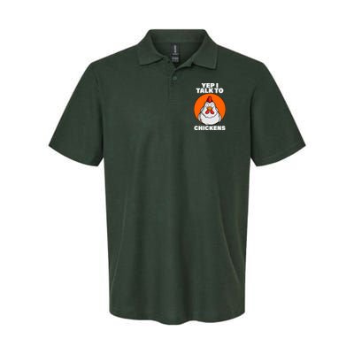 Yep I Talk To Chickens Funny Polo