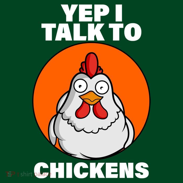 Yep I Talk To Chickens Funny Magnet