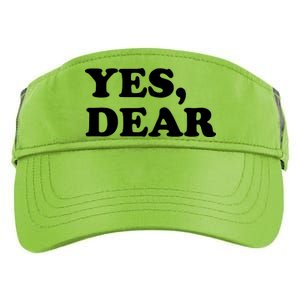 Yes Dear Funny Husband And Wife Adult Drive Performance Visor