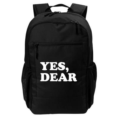 Yes Dear Funny Husband And Wife Backpack