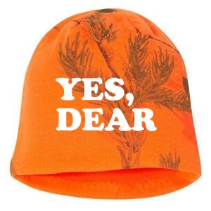 Yes Dear Funny Husband And Wife Kati - Camo Knit Beanie