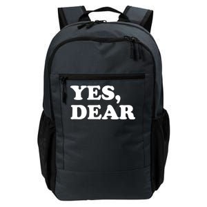 Yes Dear Funny Husband And Wife Daily Commute Backpack