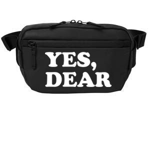 Yes Dear Funny Husband And Wife Crossbody Pack