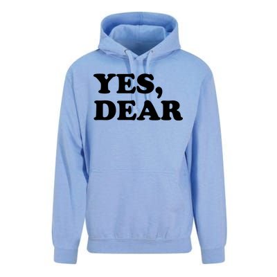 Yes Dear Funny Husband And Wife Unisex Surf Hoodie