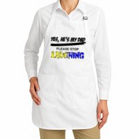 Yes He's My Dad Please Stop Laughing Apron