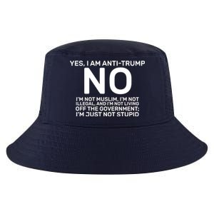 Yes I Am Anti Trump Cool Comfort Performance Bucket Hat