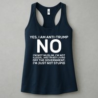 Yes I Am Anti Trump Womens Tank Top