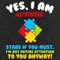 Yes, I Am Autistic Funny Autism 11oz C Handle Ceramic Mug
