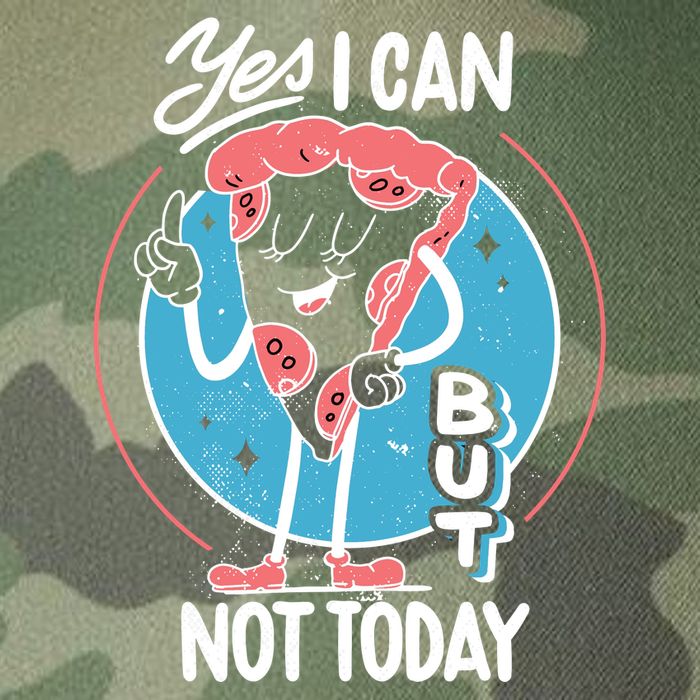 Yes I Can But Not Today Pizza Legacy Tie Dye Trucker Hat