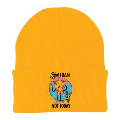 Yes I Can But Not Today Pizza Knit Cap Winter Beanie